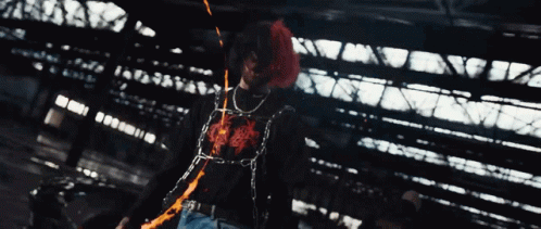 Person with Red Hair and Slayer Shirt