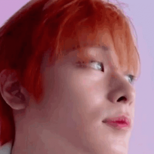 Person With Red Hair Close Up GIF