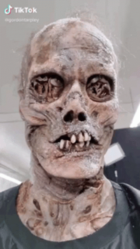 Person With Skeleton Mask