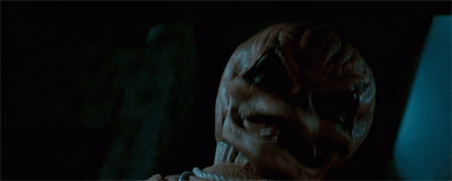 Person with Skeleton Mask