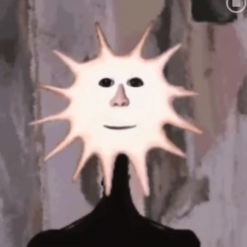 Person With Sun on Head