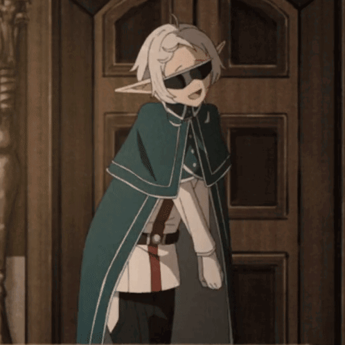 Person with Sunglasses and Cape