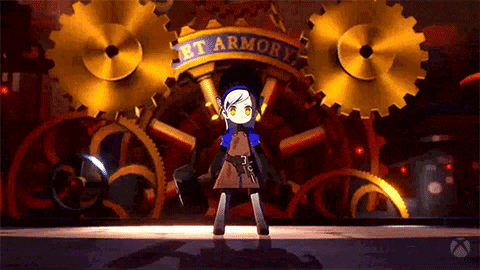 Persona 5 Happy Makoto Twirling Around GIF