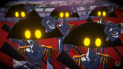 Persona 5 Morgana Fighting The Shadows GIF