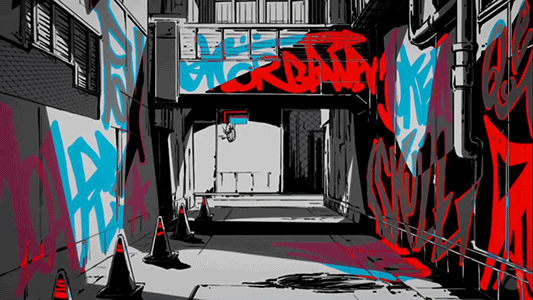 Persona 5 Shadows Running Away GIF