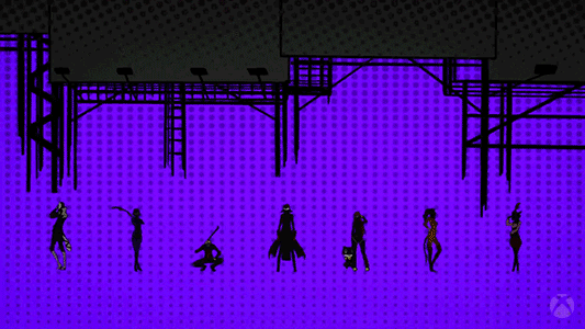 Persona 5 Vanishing Characters GIF