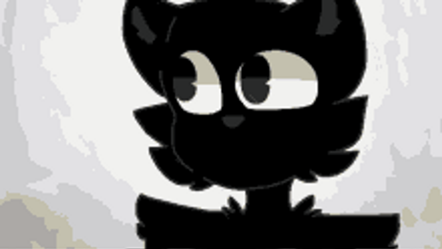 Personified Cartoon Cat GIF