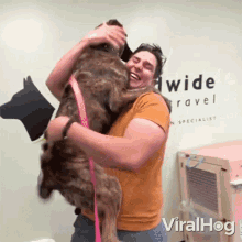 Pet Dog Hug Owner GIF
