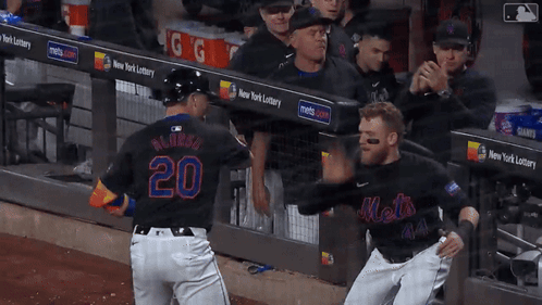Pete Alonso With Hyper Teammate GIF