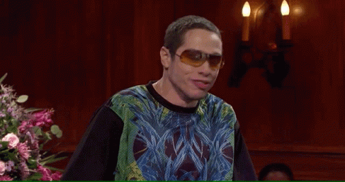 Pete Davidson With Glasses Sweater Weather Snl GIF