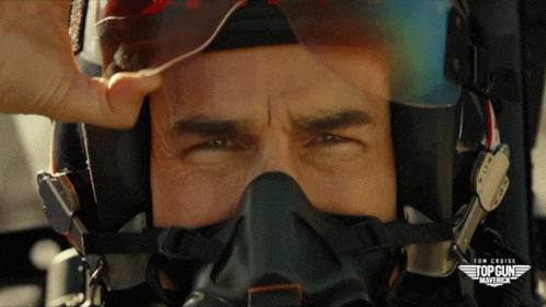 Pete Mitchell Top Gun Maverick GIF