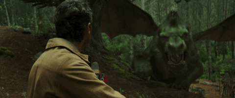 Pete's Dragon Elliot Roar GIF