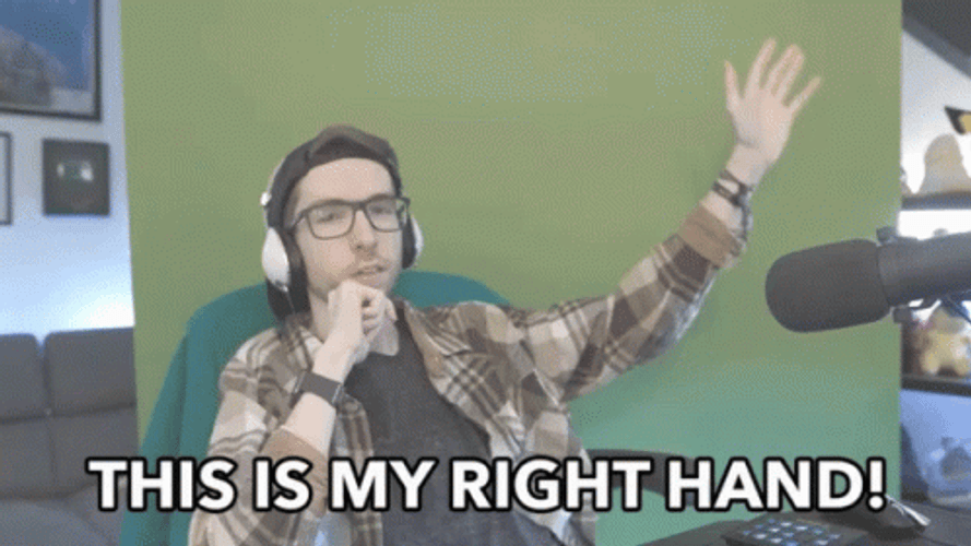 Pete Zah Hutt My Right Hand GIF