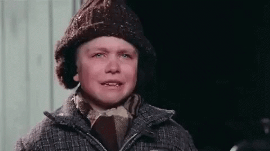 Peter Billingsley Pity Face Christmas Story  GIF