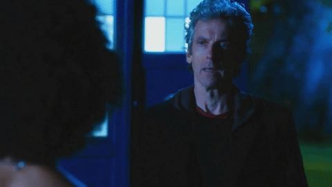 Peter Capaldi Door Opening At Back GIF