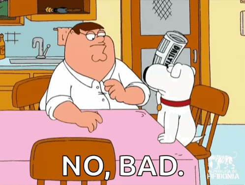 Peter Griffin and Dog Holding Newspaper Daily