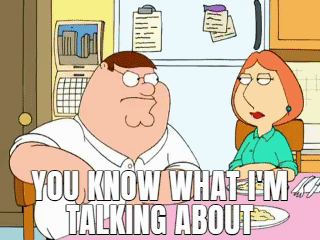 Peter Griffin and Lois Griffin Talking