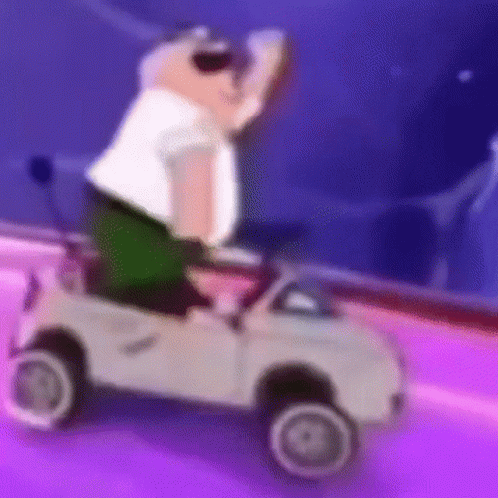 Peter Griffin Car Meme GIF