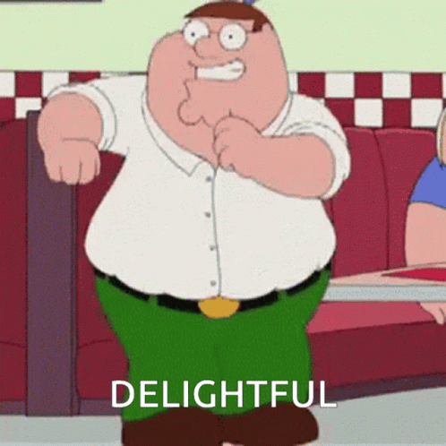 Peter Griffin Dancing In Diner Delightful GIF