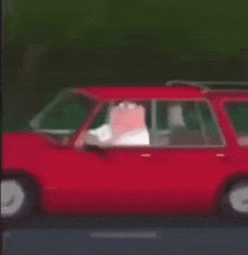 Peter Griffin Driving Car