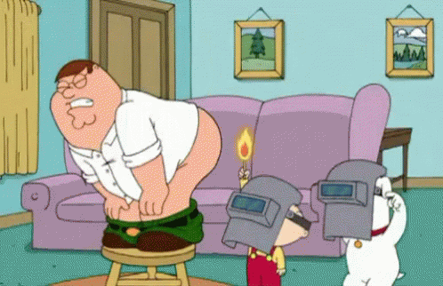 Peter Griffin Explosive Diarrhea Used As Light GIF