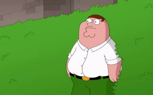 Peter Griffin Homer Disappearing GIF