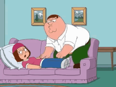 Peter Griffin Lying on Couch