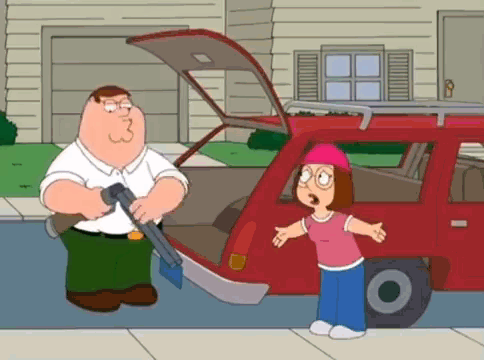 Peter Griffin Meme Holding Shotgun GIF