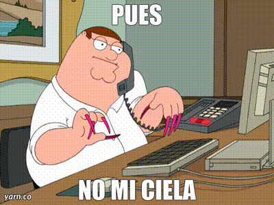 Peter Griffin Talking On Phone And Typing On Keyboard GIF