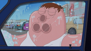 Peter Griffin Washing Car