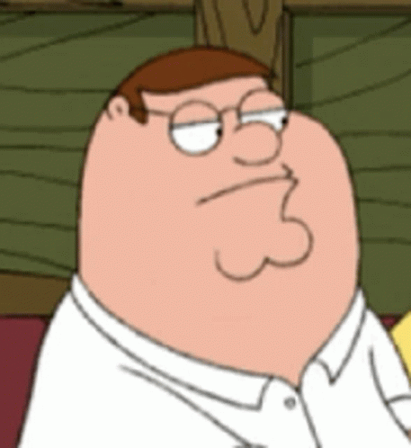 Peter Griffin Wearing Glasses