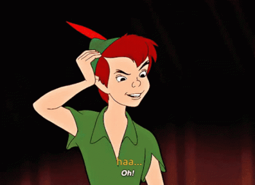 Peter Pan Animated Movie Ohh Reaction GIF