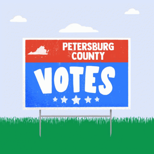 Petersburg County Billboard Says Votes