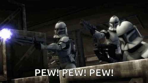 Pew Pew Pew Stromtrooper GIF