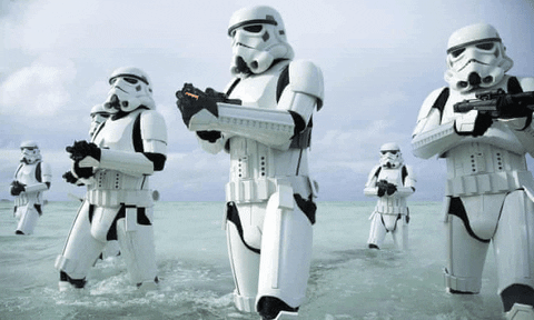 Pew Pew Stormtroopers GIF