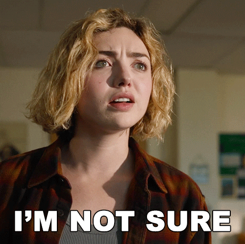 Peyton List Im Not Sure GIF