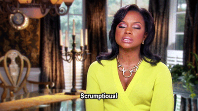 Phaedra Saying Scrumptious GIF
