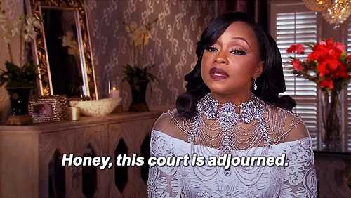 Phaedra This Court Is Adjourned GIF
