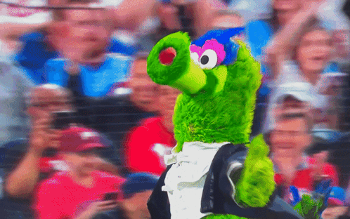 Phanatic In Suit Entrance GIF