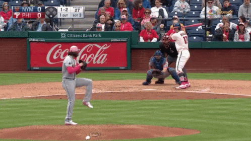 Phanatic Player Hits Ball And Home Run GIF