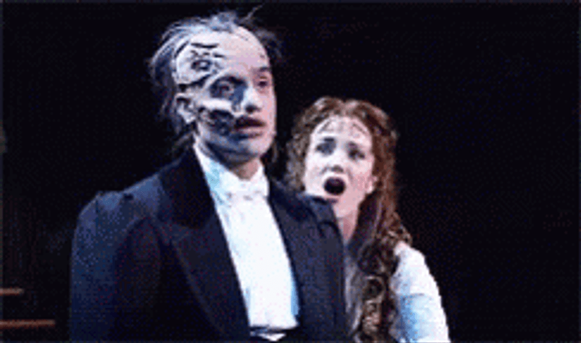 Phantom Of Opera Broadway Kiss GIF