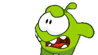 Phew Om Nom Sticker GIF