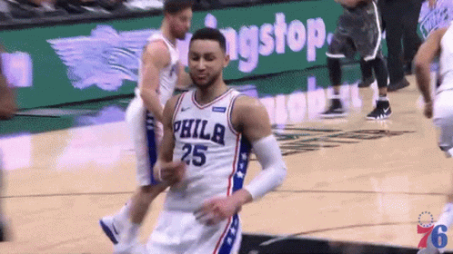 Philadelphia Basketball Player Number 25