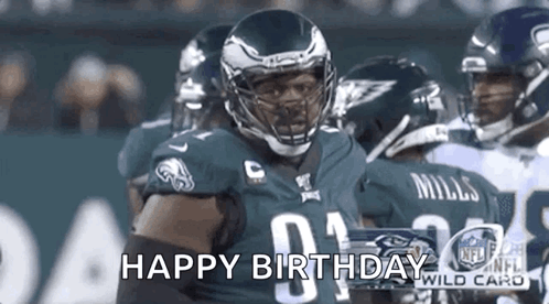 Philadelphia Eagles Happy Birthday GIF