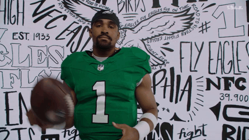 Philadelphia Eagles Jalen Hurts Spin The Ball GIF