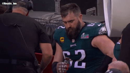 Philadelphia Eagles Jason Kelce Eating GIF