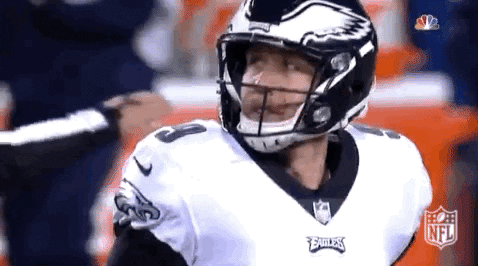 Philadelphia Eagles Nick Foles Close Focus GIF