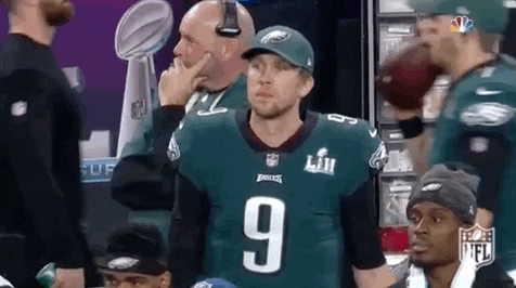Philadelphia Eagles Nick Foles Getting Excited GIF