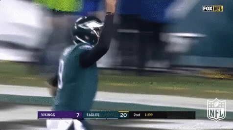 Philadelphia Eagles Nick Foles Running GIF