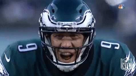 Philadelphia Eagles Nick Foles Shouting GIF